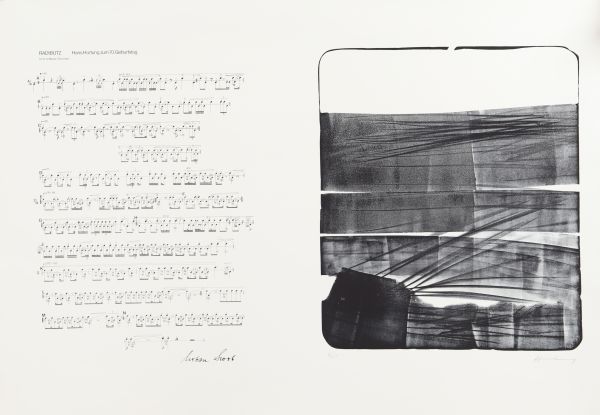 Hans Hartung (1904-1989) L-4B Radibutz – Hans Hartung zum 70. Geburtstag