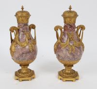 Paire de cassolettes Louis XVI