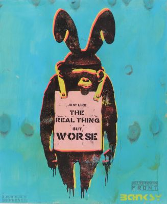 The Real Not Banksy Front  «11th Hour CHIMP 