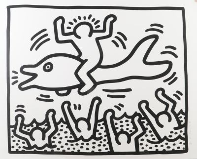 Keith Haring (1958-1990) d'après