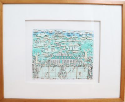 « Let’s all Meet at daddy’s club » de James Rizzi (1950-2011)