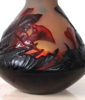 GALLE – Exceptionnel Vase aux ARUMS 