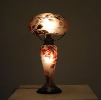 Lampe champignon PEYNAUD (bordeaux)