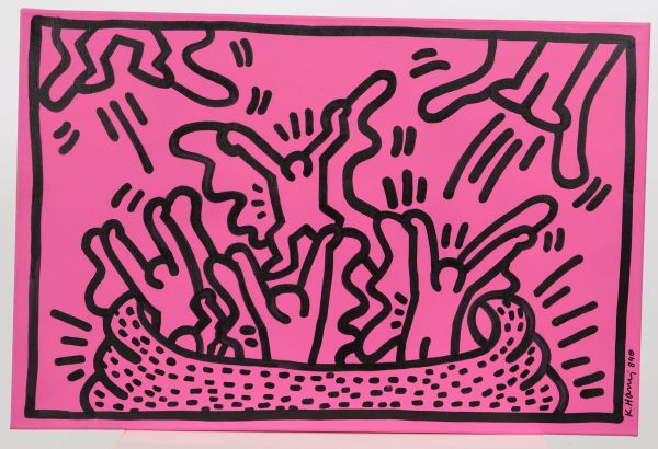 Keith Haring (1958-1990) d'après