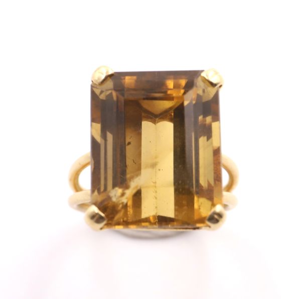 Bague citrine