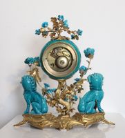 Rare pendule Louis XV - Rocaille