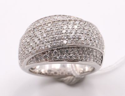 Bague or blanc 