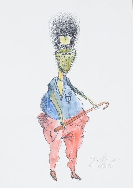 Tim Burton (né en 1958) Attribué à