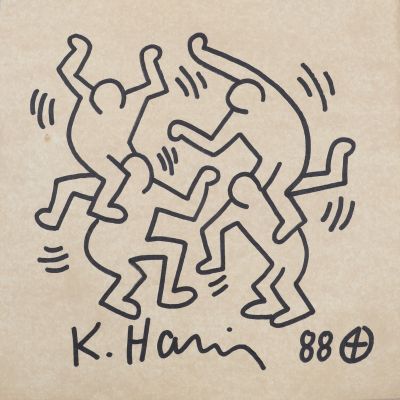 Keith Haring (1958-1990) d'après