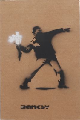 Banksy (d'après) “Flower Thrower” - Dismaland