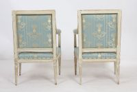 Pair of Louis XVI armchairs 