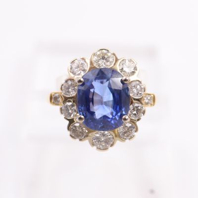 Bague Marguerite en or jaune 18K