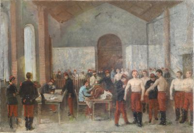 Alfred Touchemolin (1829-1907) « Séance Inoculation »