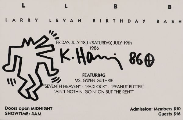 Keith Haring (1958-1990) d'après