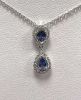Collier Saphirs Poires