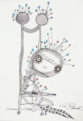 Tim Burton (né en 1958) Attribué à