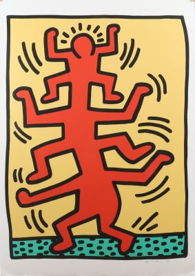 Keith Haring (1958-1990) d'après 
