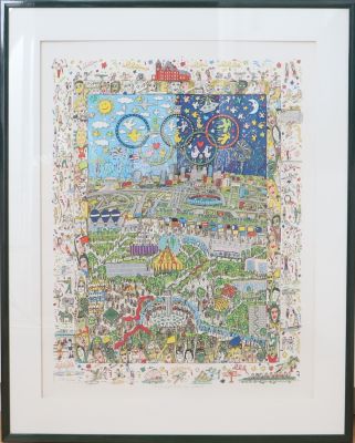 « A village for the World » de James Rizzi (1950-2011)