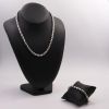 Parure Or Blanc 18k