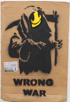 Banksy - Wrong War (d'après)