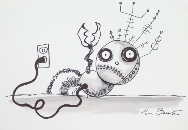 Tim Burton (né en 1958) Attribué à