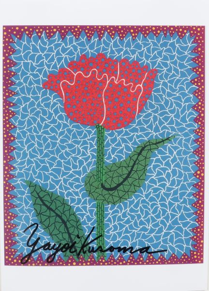 Yayoi Kusama (née en 1929) Attribué à
