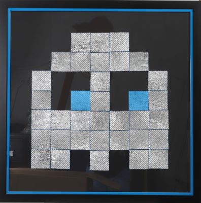 INVADER (né en 1969) d'aprés Hommage à Cristo