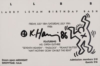 Keith Haring (1958-1990) d'après