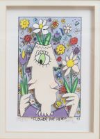 « Flower pot Head » et « Miss Heart » de James Rizzi (1950-2011)
