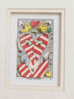 « Flower pot Head » et « Miss Heart » de James Rizzi (1950-2011)
