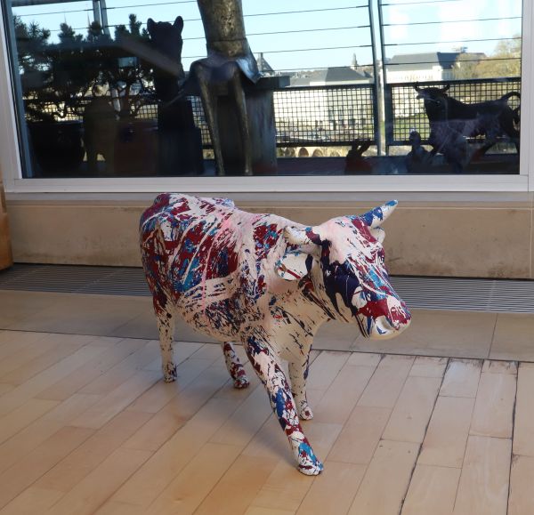 Vache stylisée 