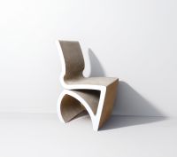 Chaise vintage dans le goût Franck Gerhy