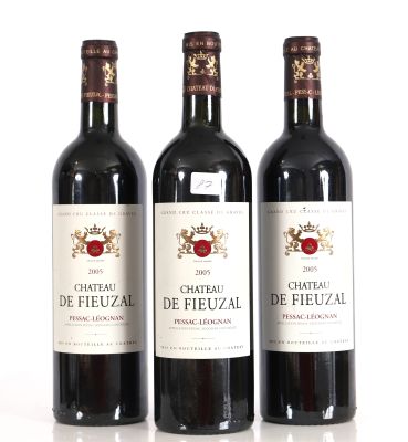 87 Chateau De Fieuzal 2005 (x3)