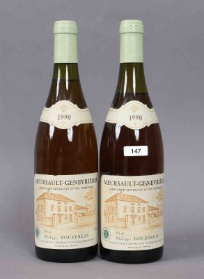 Meursault-Genevrières 1990 (x2) - Réf 5
