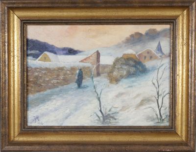 Harry Rabinger (1895-1966) - Paysage enneigé 