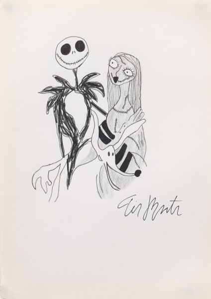 Tim Burton (né en 1958) Attribué à