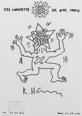 Keith Haring (1958-1990) d'après