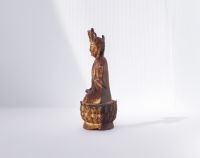 Petit buddha patine rouge