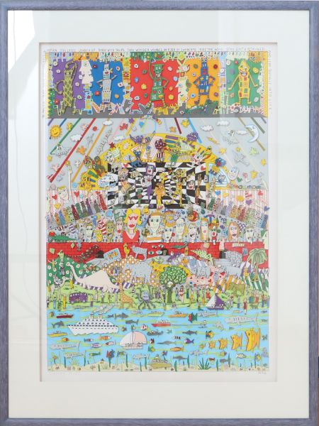 « Be magical…Play…DayDreams » de James Rizzi (1950-2011)