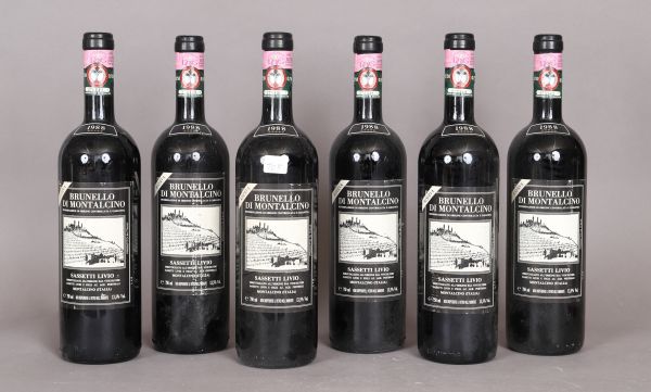 Brunello di Montalcino Sasseti Livio (x6) 1988