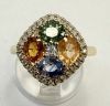 Belle bague losange