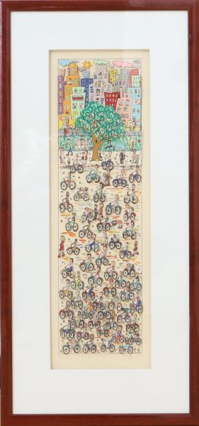 « Good Wheels » de James Rizzi (1950-2011)