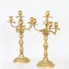 Paire de candélabres rocaille
