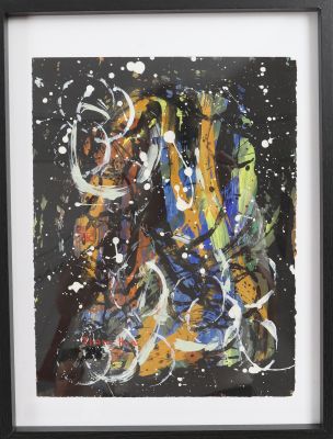 Zhang Hua (1898-1970) Composition abstraite