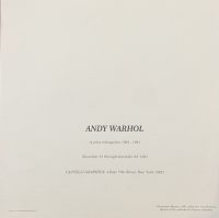 ANDY WARHOL (D'APRÈS)