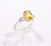 Bague Saphir jaune