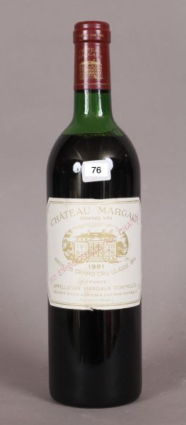 76 Château Margaux 1981 (x1)