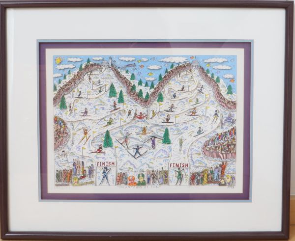 « Mountains of fun » de James Rizzi (1950-2011)