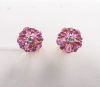 Paire de boutons d'oreilles fleurs 