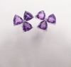 Importante paire de boutons d'oreilles Améthystes